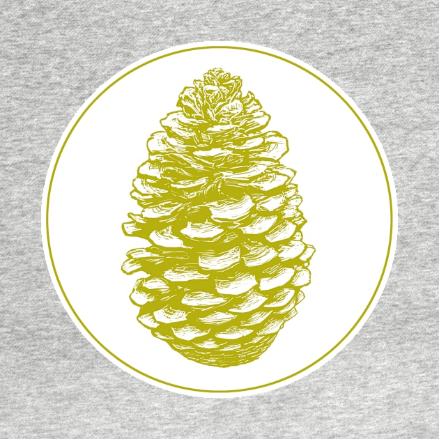 Pinecone - Yellow by adamkenney